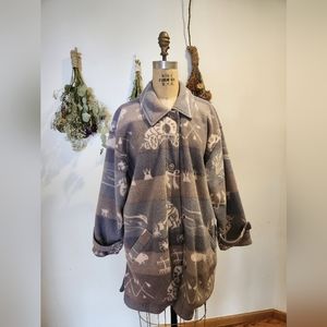 Vintage Be in the Current Scene Reversible Jacket